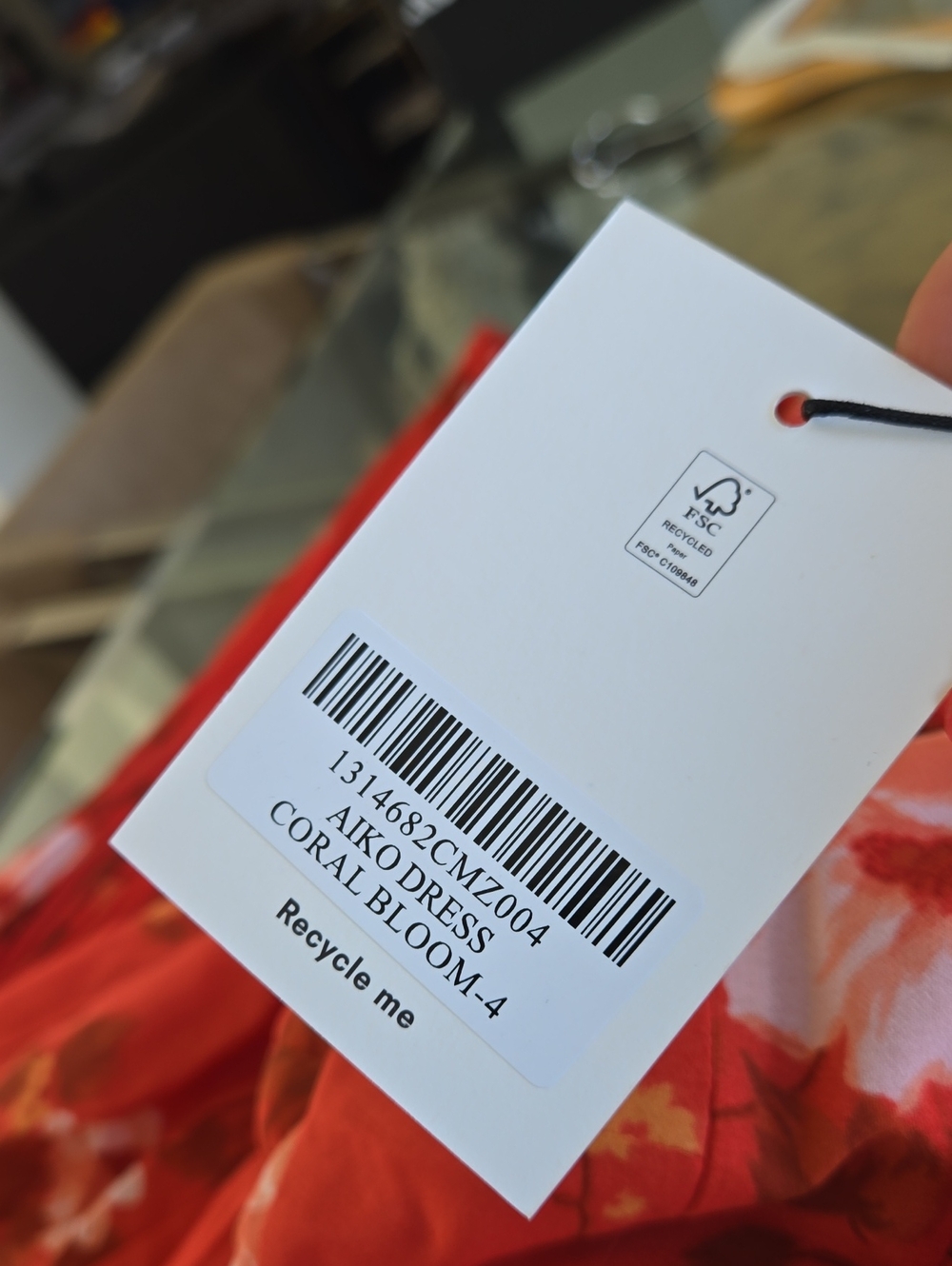 Reformation Coral Red Floral Slip Midi Dress - Picture 4 of 4